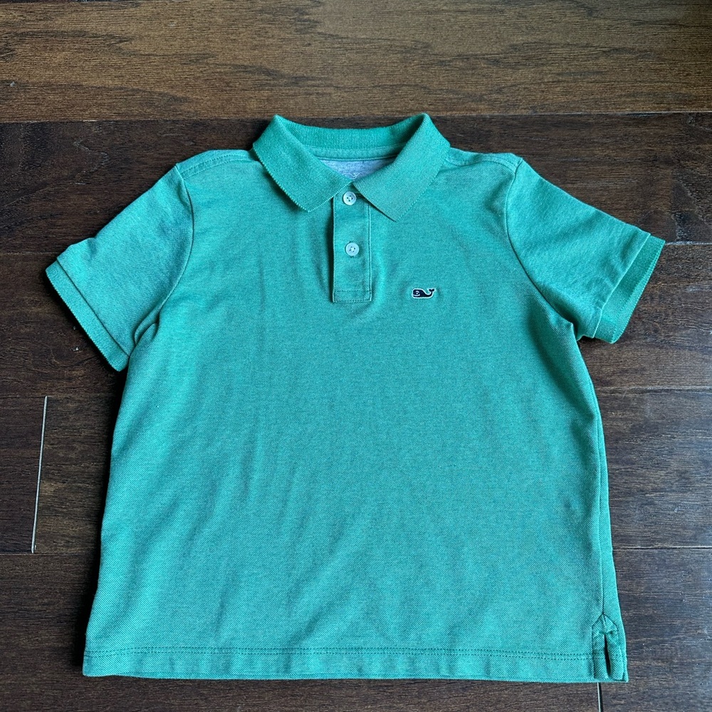 Green Vineyard Vines Polo Shirt for Kids